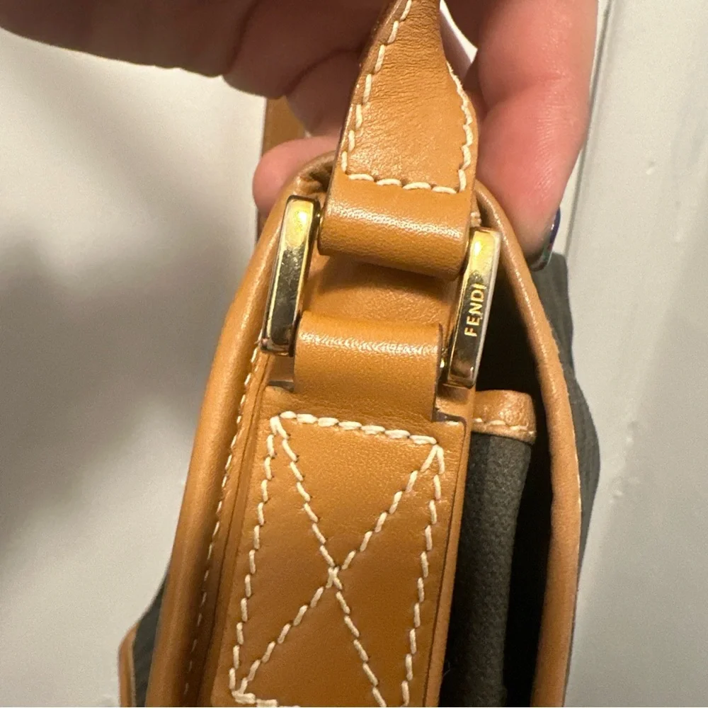 Fendi Black and Tan Men's Bag - Picture 5 of 16